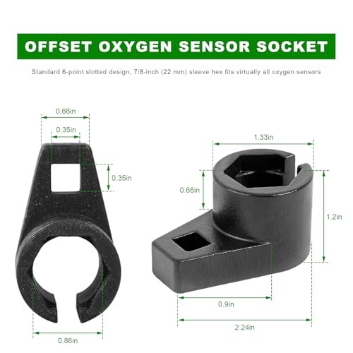 Offset Oxygen Sensor Socket, 3/8-Inch Drive by 7/8-Inch (22mm) Oxygen Sensor gallery
