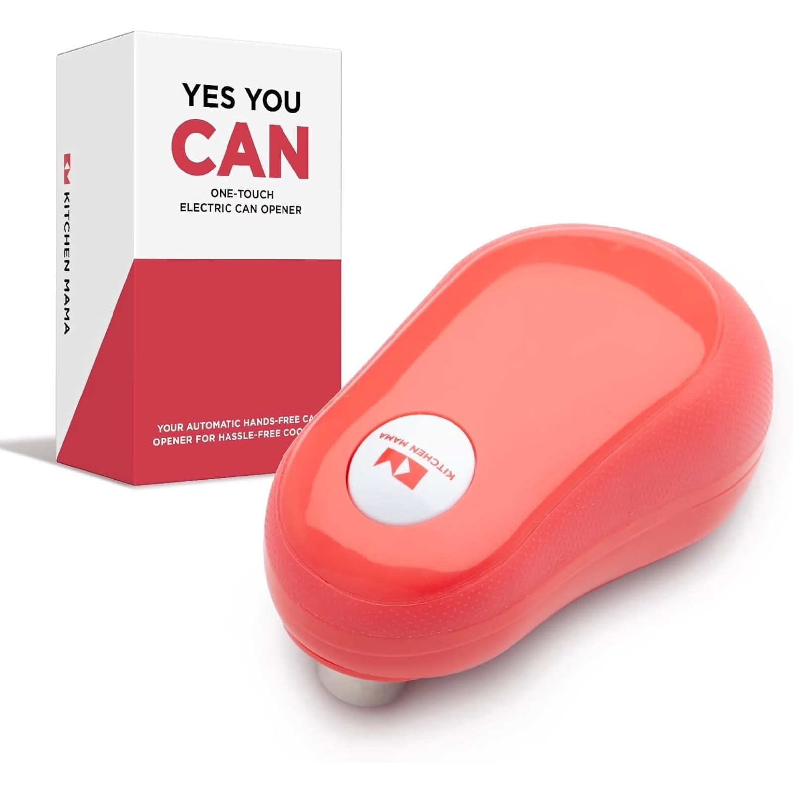 Kitchen Mama Auto Electric Can Opener Red Battery Operated CO1100-R YES YOU CAN gallery