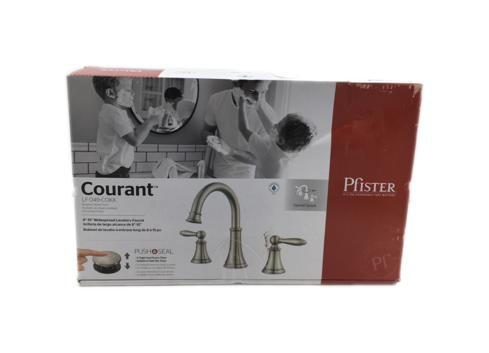 Pfister Courant 8 in. Widespread 2-Handle Bathroom Faucet in Brushed Nickel gallery