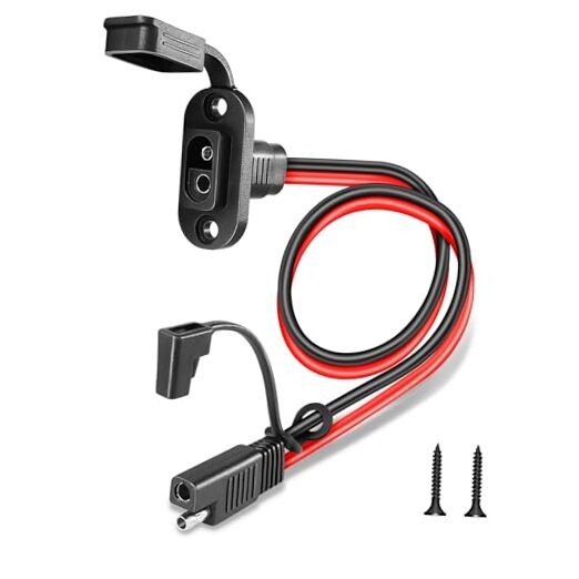 SAE Connector0AWG - Quick Connect - Waterproof Extension - 2FT - 1 gallery