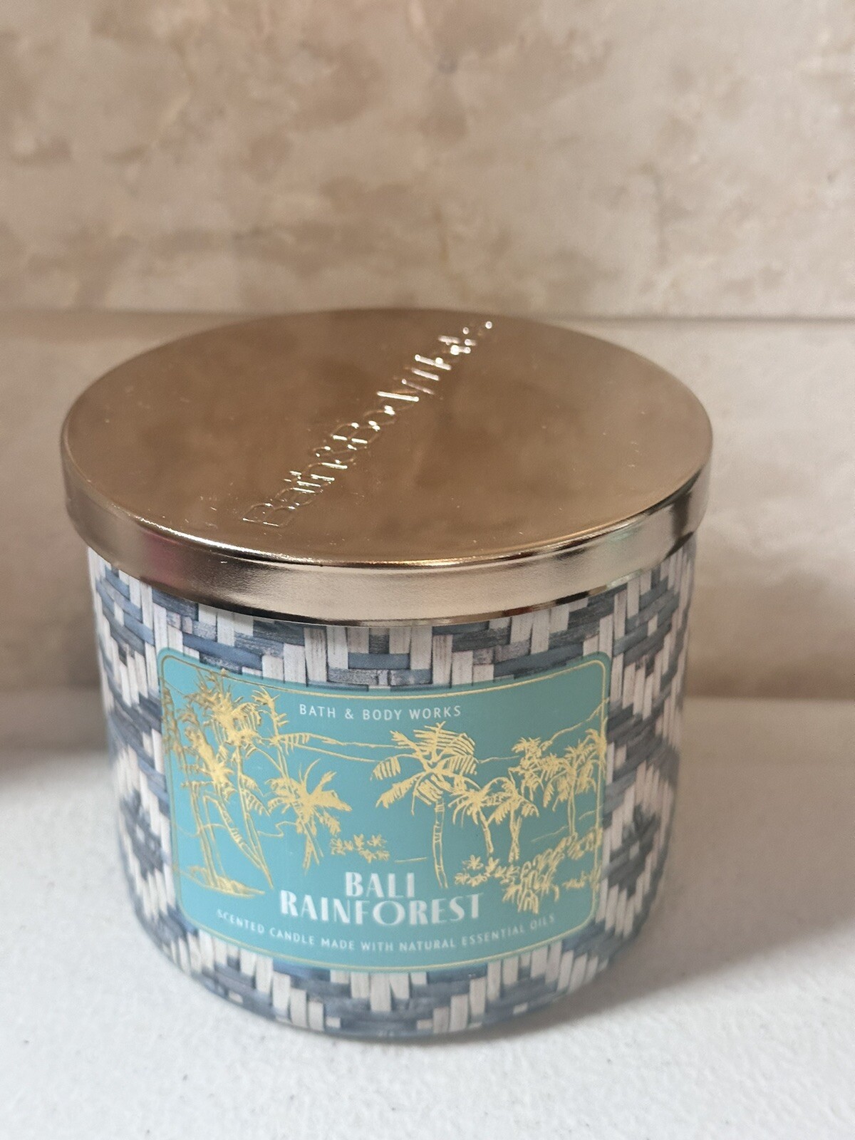 Bath & Body Works BALI RAINFOREST Candle Large 3-Wick 14.5 oz NEW gallery