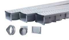 Drainage Trench, Channel Drain Galvanized Steel Grate – 3 x 39″ – (117″ Total)