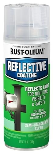 Rust-Oleum 214944 Specialty Reflective Spray, Semi Transparent Clear Finish,10Oz gallery