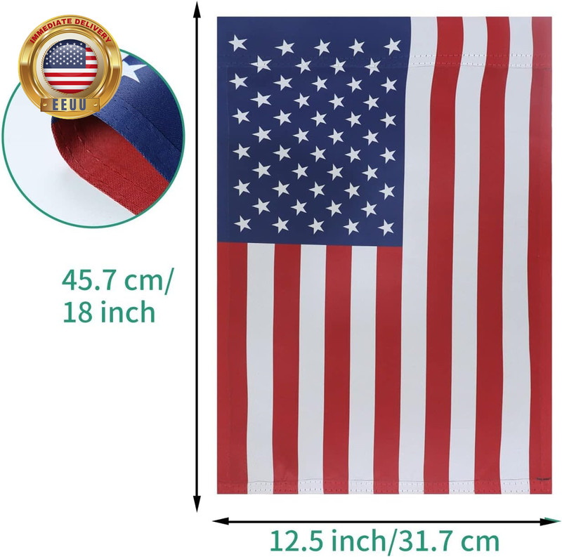 American Garden Flags 12 X 18 Double Sided USA Flag Small Yard American Flags fo gallery
