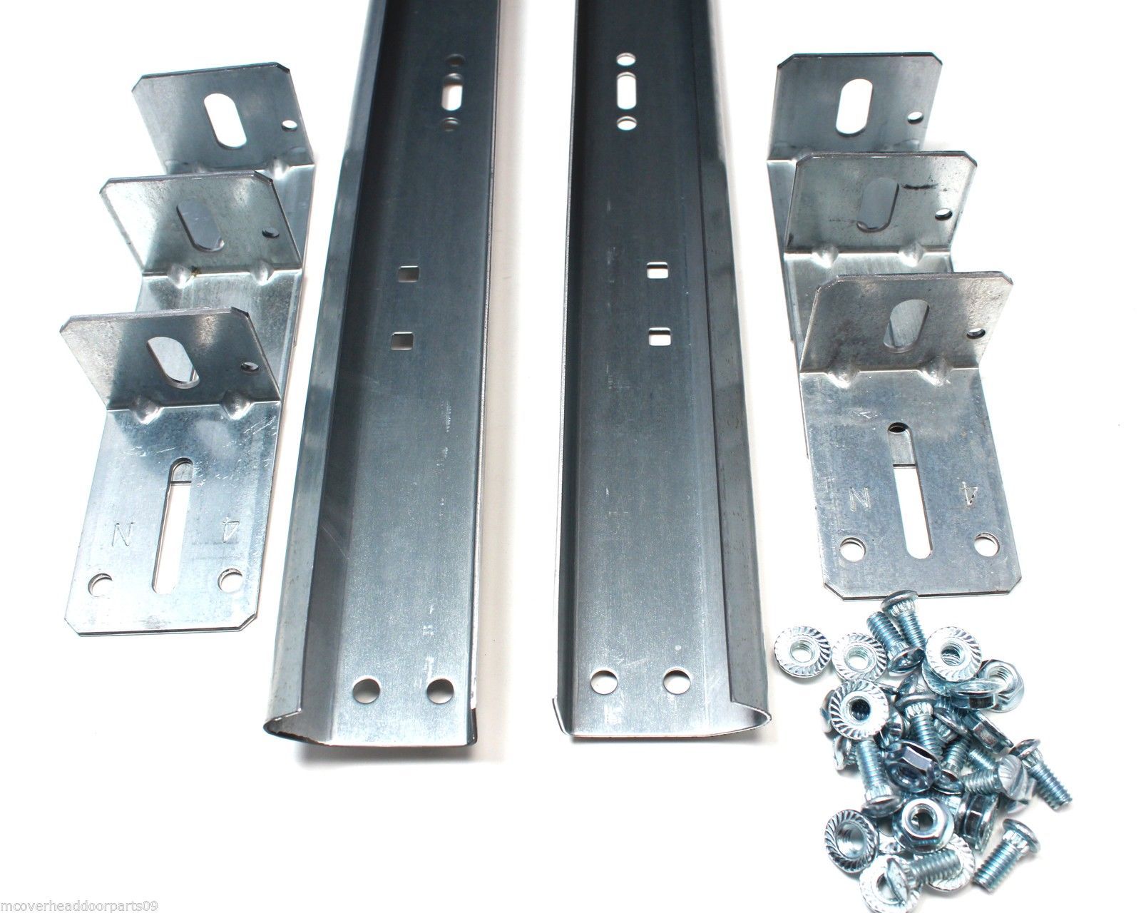 Garage Door Track For 8' High Door - Pair of Vertical Sections 88" in Length gallery