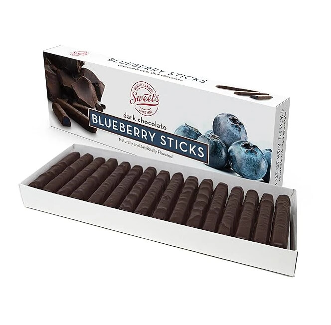Sweet Candy Company Dark Chocolate Blueberry Sticks - Gourmet Chocolate gallery