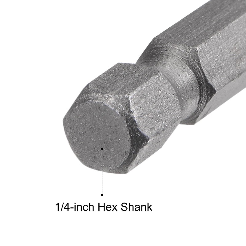 uxcell Quick-Change Nut Driver Bit, 1/4" Hex Shank 10mm Magnetic gallery