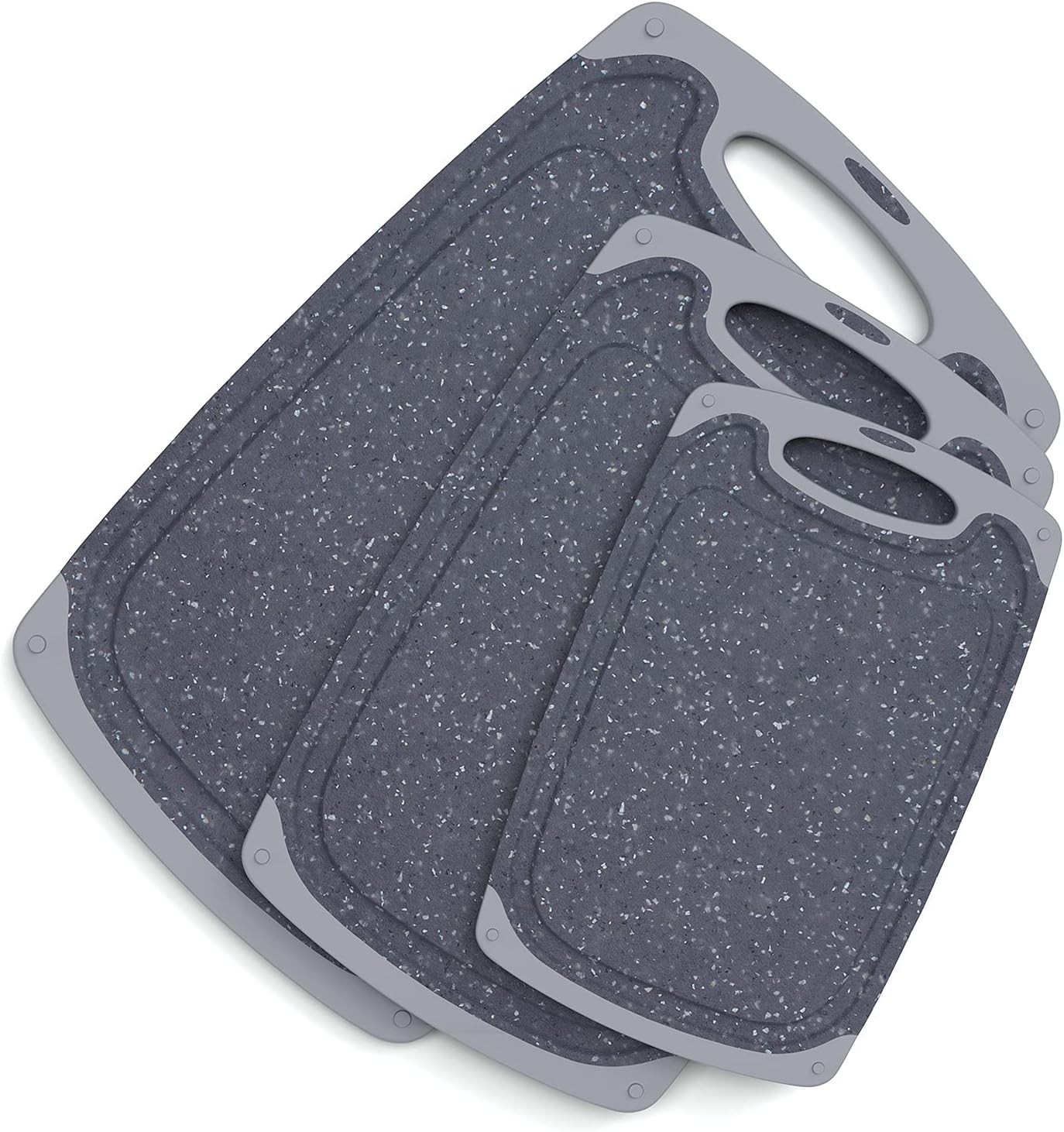 Extra Large Cutting Boards, Plastic Cutting Boards for Kitchen (Set of 3) gallery