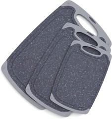 Extra Large Cutting Boards, Plastic Cutting Boards for Kitchen (Set of 3)