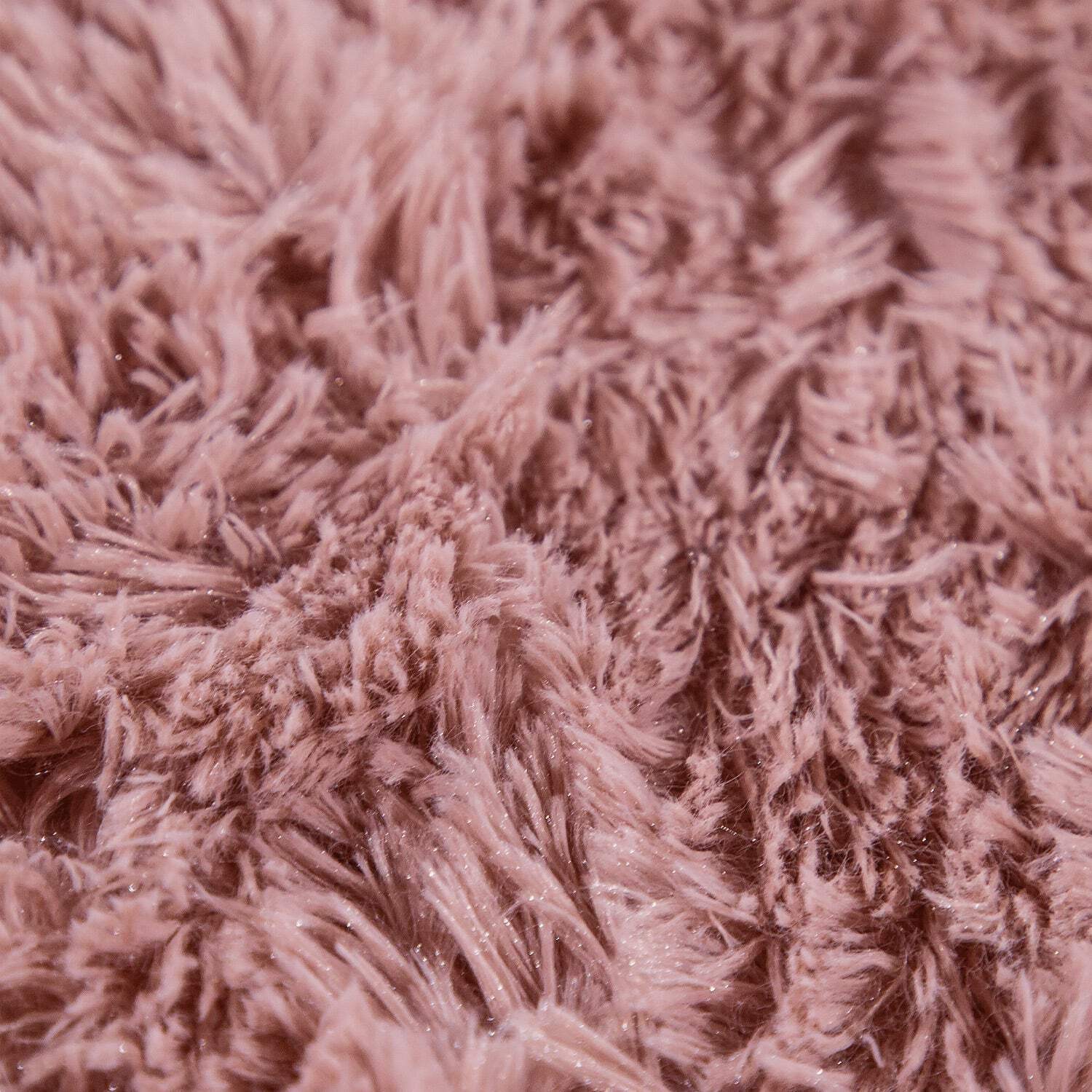Solid Shag Rug Silky Soft & Fluffy In Rose gallery