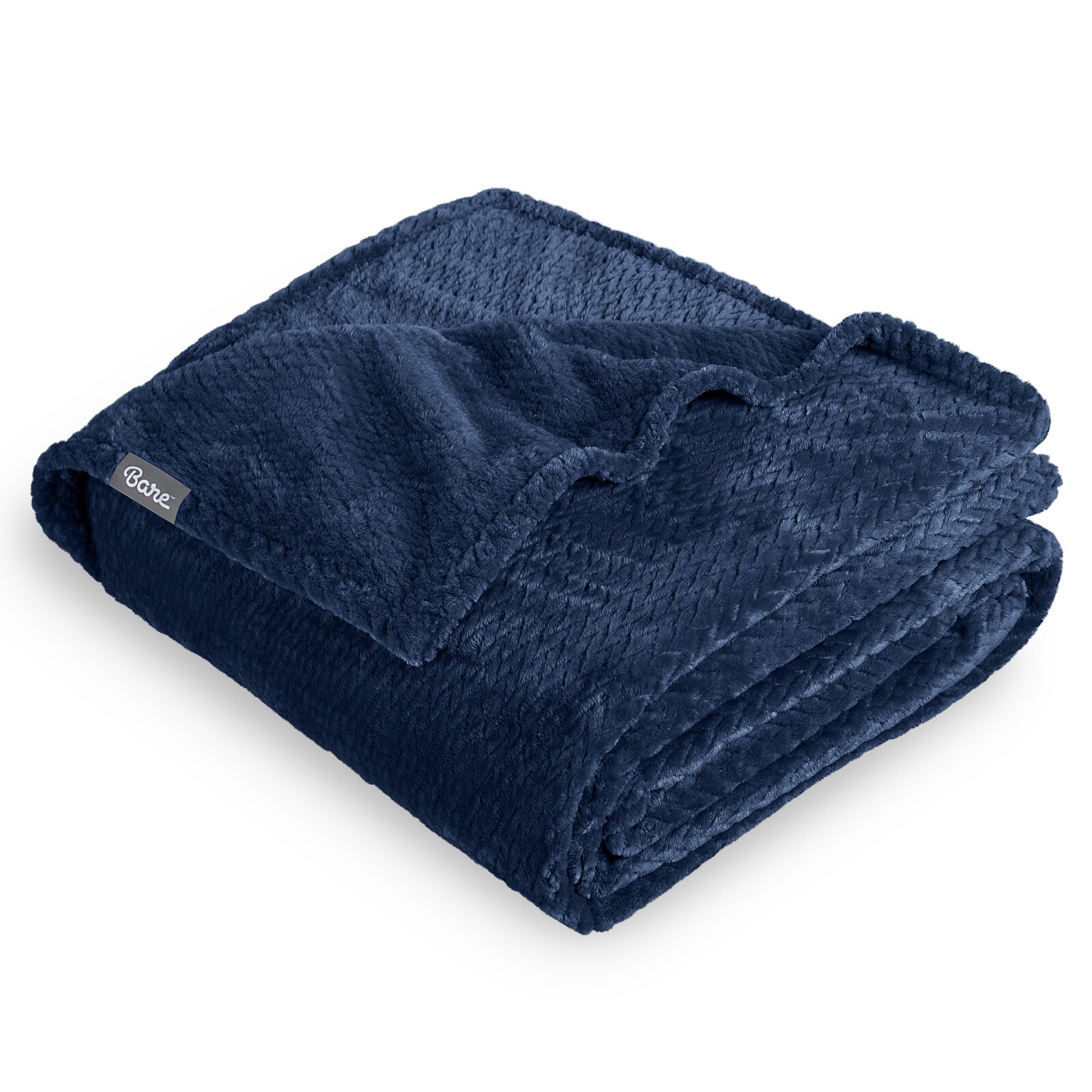 Bare Home Textured Fleece Microplush Blanket - Lightweight Blanket - Ultra Soft gallery