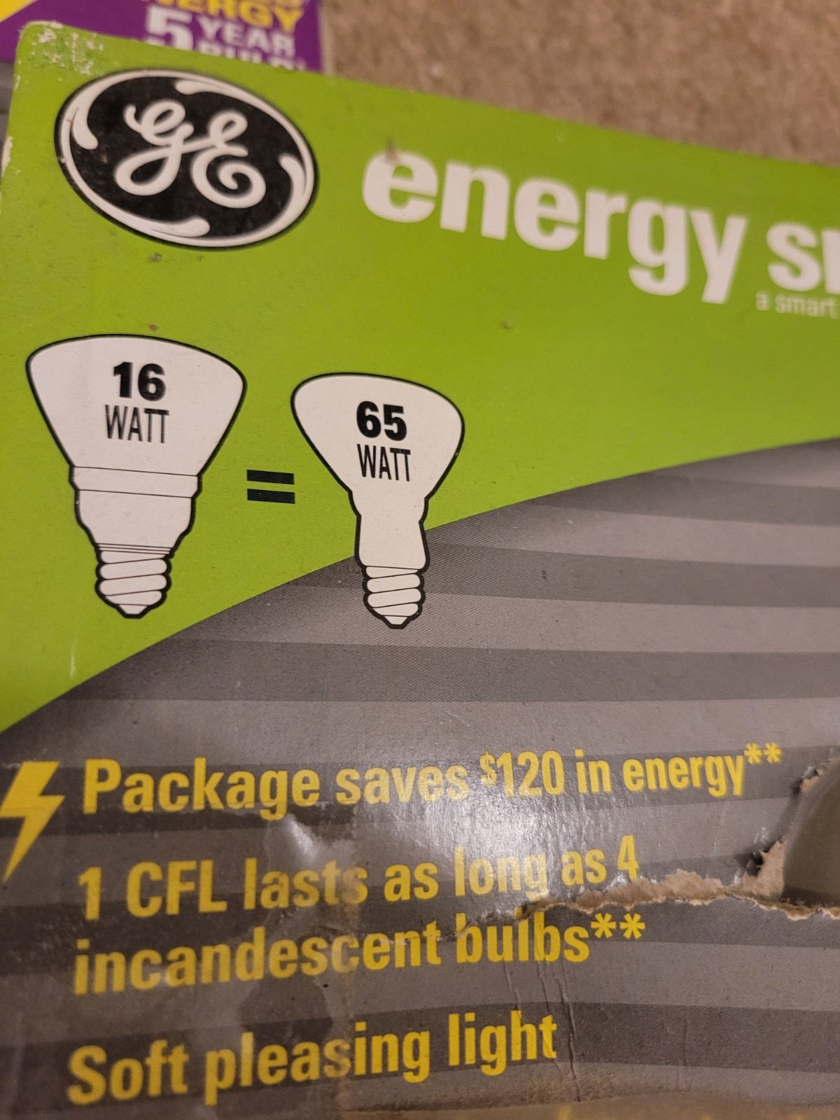 3 GE 65W LED Floodlight Bulbs Using Only 16W- ‎LED10DR30EG. Life 8000 Hours. gallery