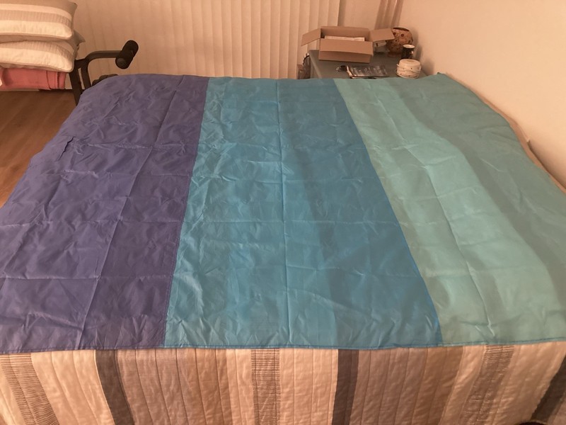 Large Waterproof & Sandproof Beach Blanket Mat Quick Dry with Stakes - New gallery