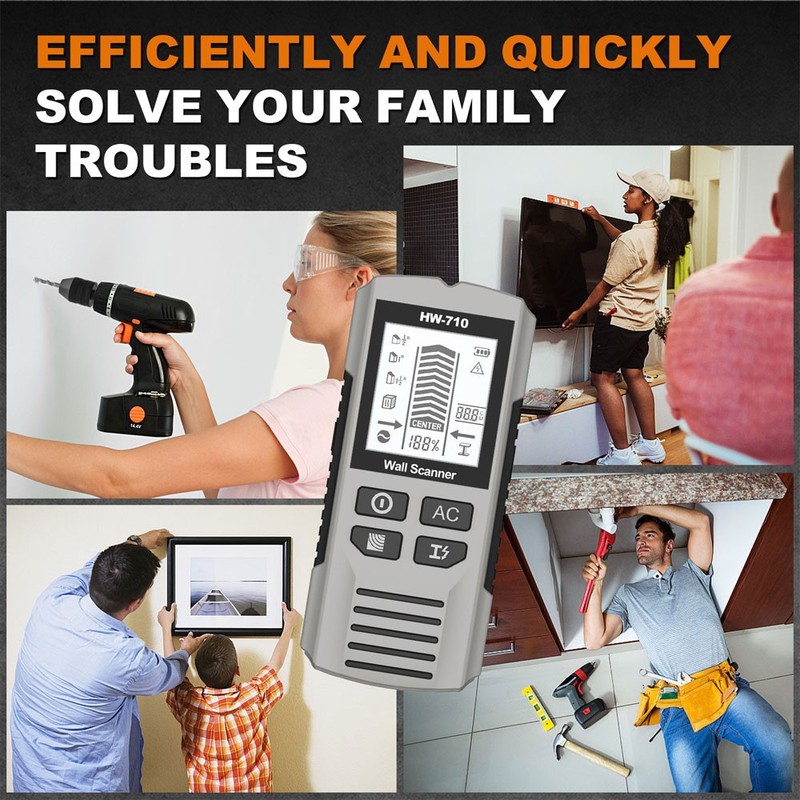 Multifunctional Handheld Metal & Wall Detectors TL gallery