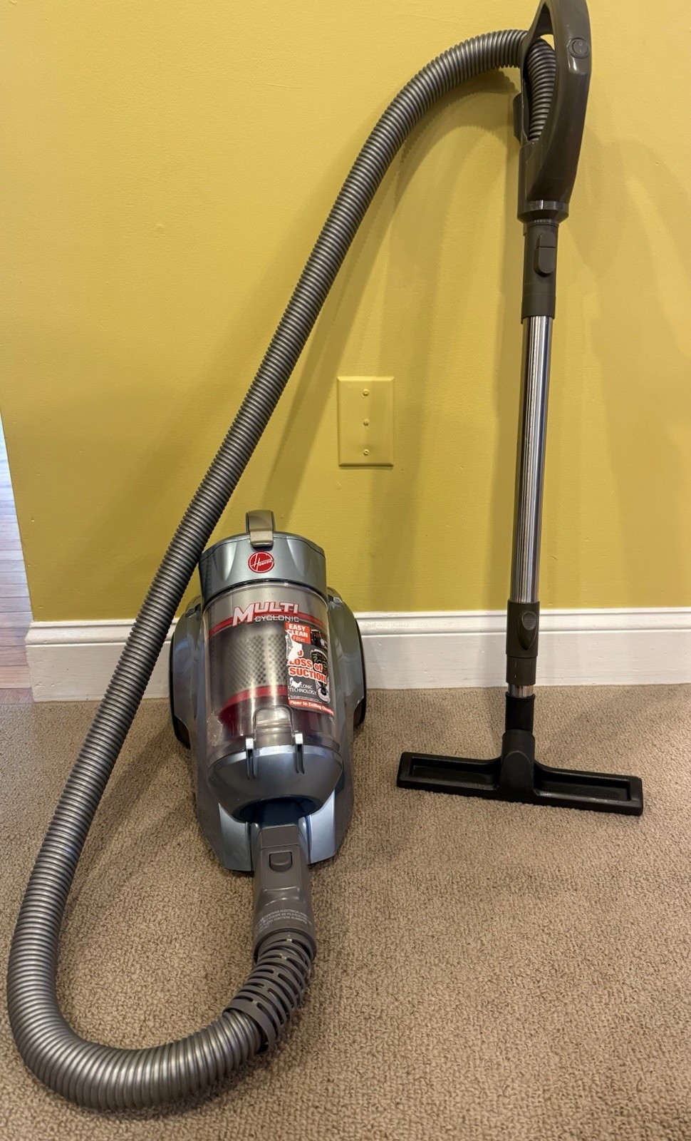 Hoover Multicyclonic Bagless Bare Floor Canister Vacuum Cleaner ~ Model SH40060 gallery