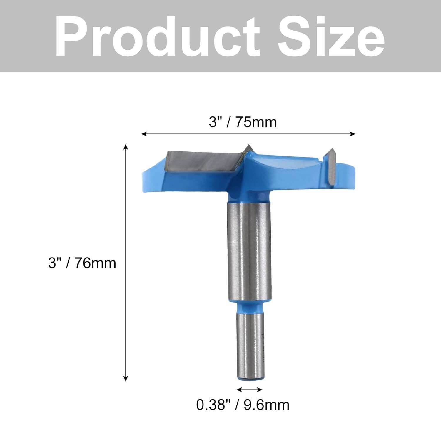 Forstner Drill Bit 3 Inch 75mm Tungsten Carbide 3 Inch /75mm Wood Hole Cutter gallery