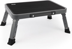 Folding Step Stool, Adjustable Step Stool with Non-Slip Platform, 330 Lbs