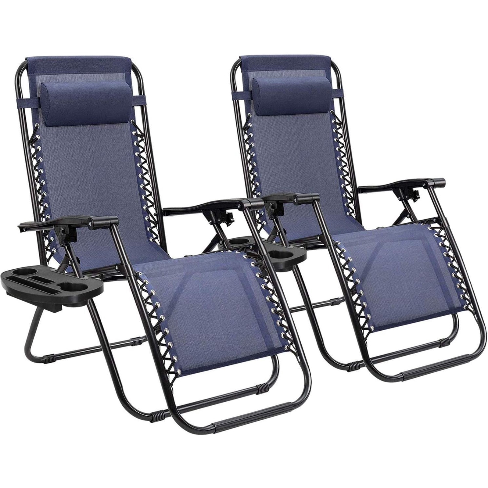 Zero Gravity Chair Camp Reclining Lounge Outdoor Lounge Patio Chair 2 Pack gallery