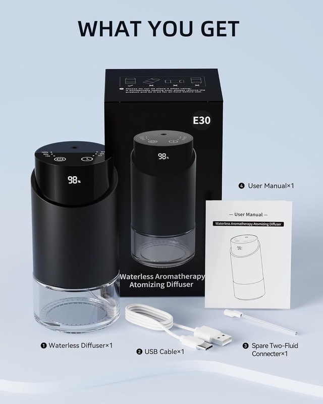 Waterless Essential Oil Diffuser Aromatherapy Scent Diffusers for Home Large gallery