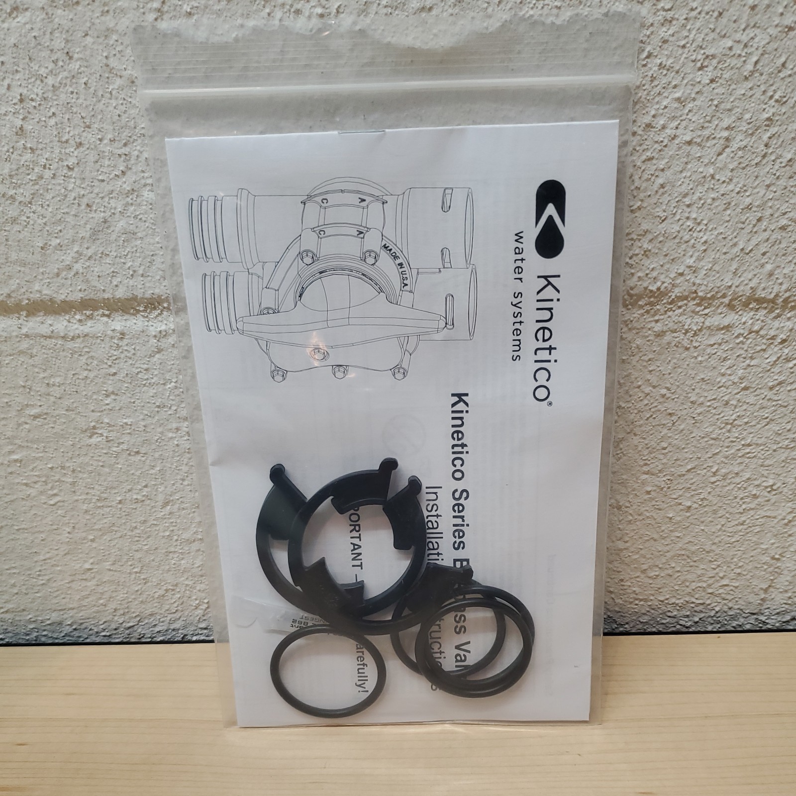 New Kinetico mach Bypass Installation Instructions with o rings and clips gallery