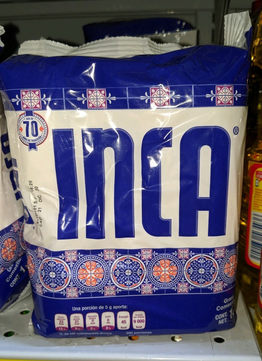 3 pack Manteca Inca (vegetable shortening) 3 kilos (1kilo each pack) gallery