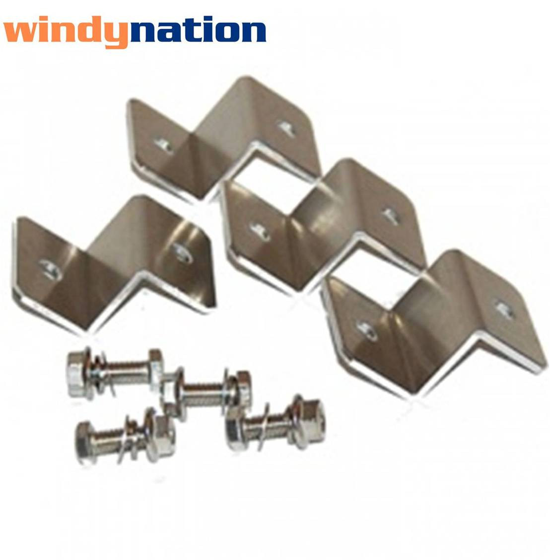 (10 Sets) Solar Panel Z Bracket Mount Mounting Set RV Boat gallery