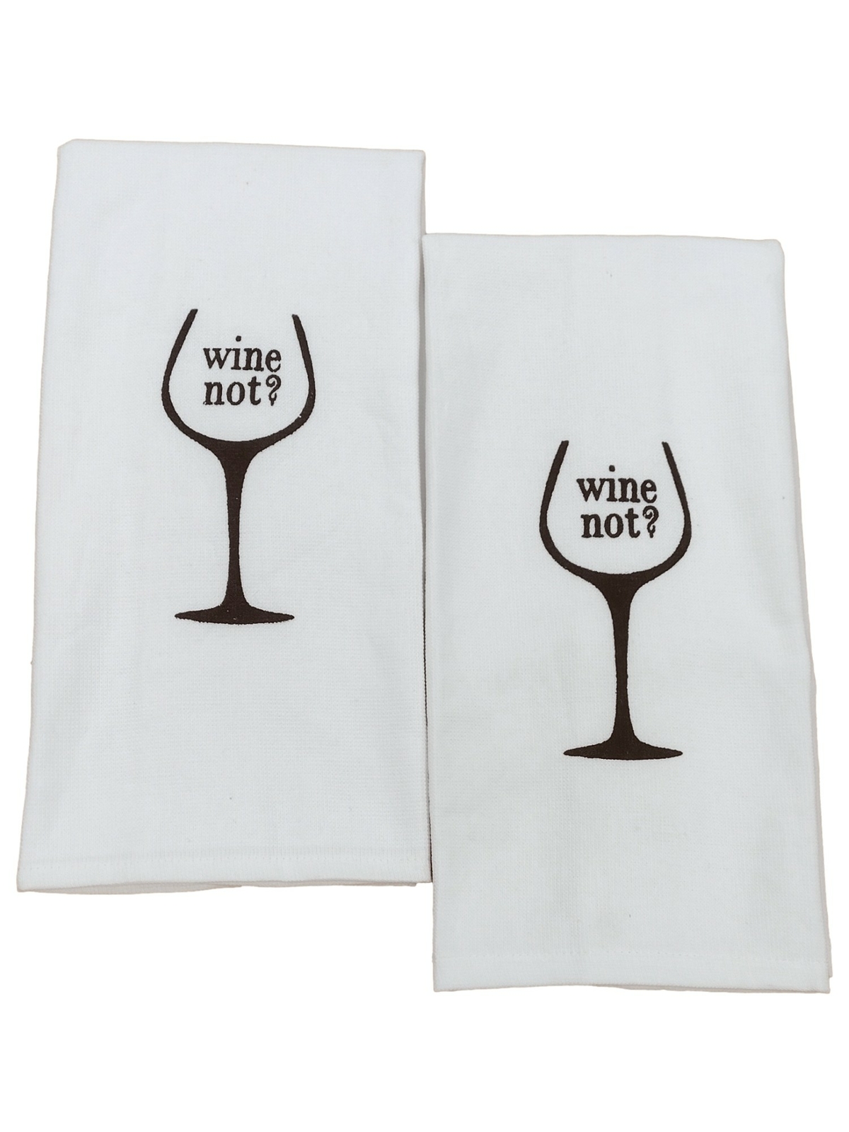 Mabelle Home Collection Wine Not Kitchen Towel Set, 2 Cotton Dish Towels gallery