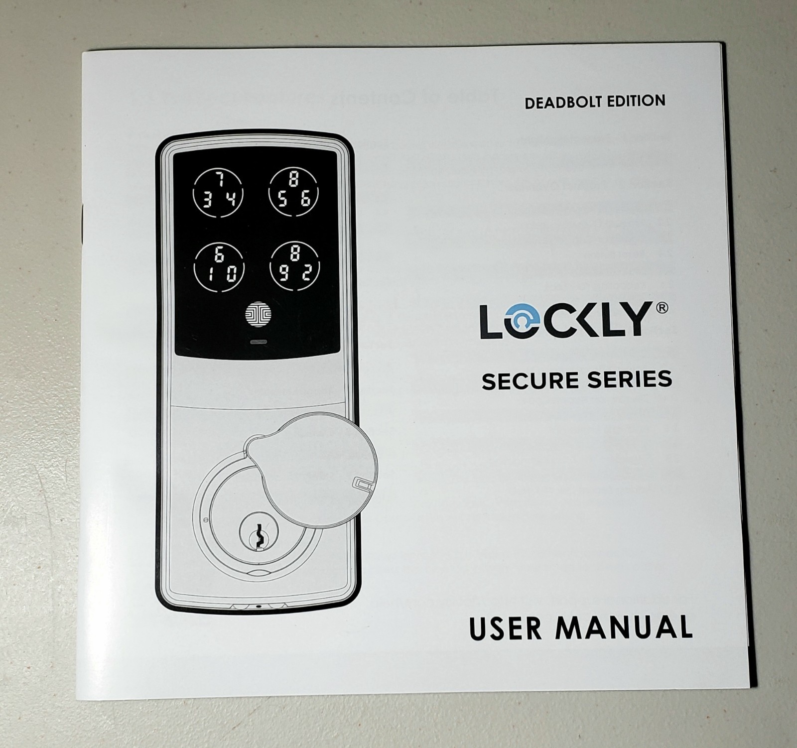 Lockly User Manual/ Welcome/ Installation Manual/ Template/ Secure Link Manual gallery