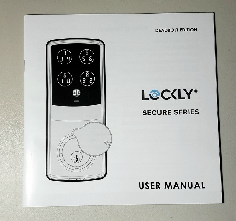 Lockly User Manual/ Welcome/ Installation Manual/ Template/ Secure Link Manual gallery