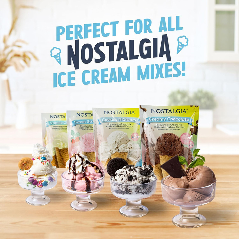 Electric Ice Cream Maker - Old Fashioned Soft Serve Ice Cream Machine Makes Froz gallery