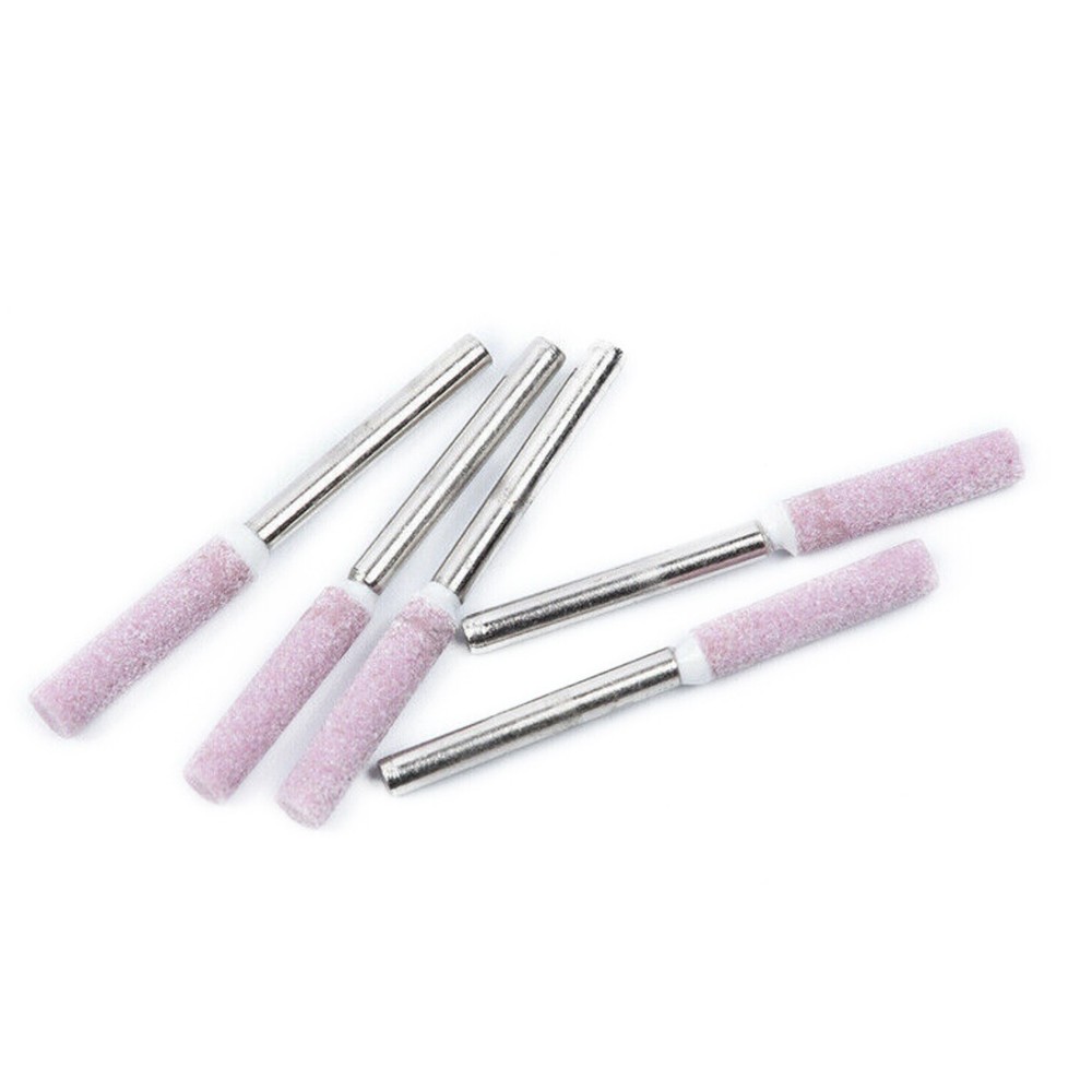 5x 5/32in Diamond Chainsaw Sharpening Rotary Bit Burr Stone File for Craftsman