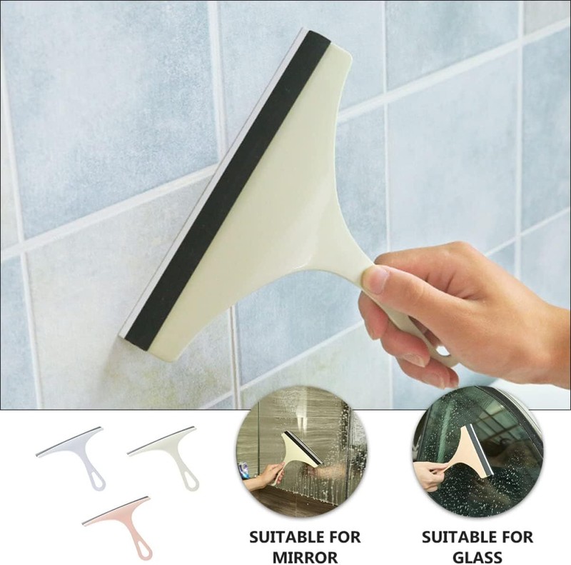 Glass Window Wiper Cleaner Squeegee Shower Screen Mirror Home Blade Brush Lot gallery