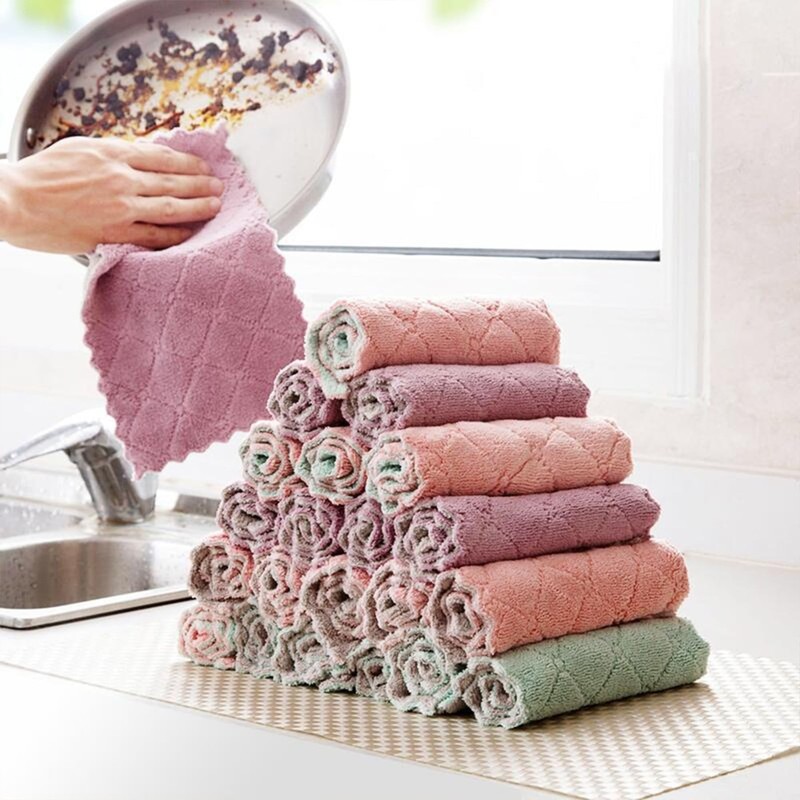 Microfiber Cleaning Cloths - Super Absorbent, Streak-& Lint-Towels for Glass,... gallery