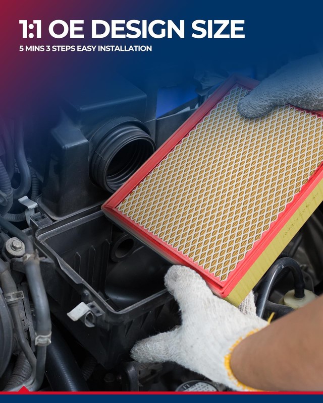 Engine Air Filter Replacement for Volkswagen Tiguan, GTI, Golf, Q3, A3, Jetta gallery