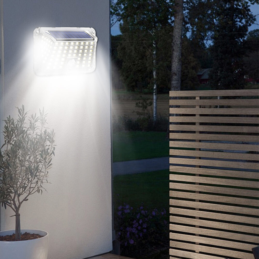 90 LED Solar Wall Lights PIR Motion Sensor Outdoor Garden Security Lamp Lighting gallery