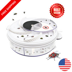 Electric Fly Trap Automatic Fly Catcher Rotating Fly Pest Repellent Kitchen Tool