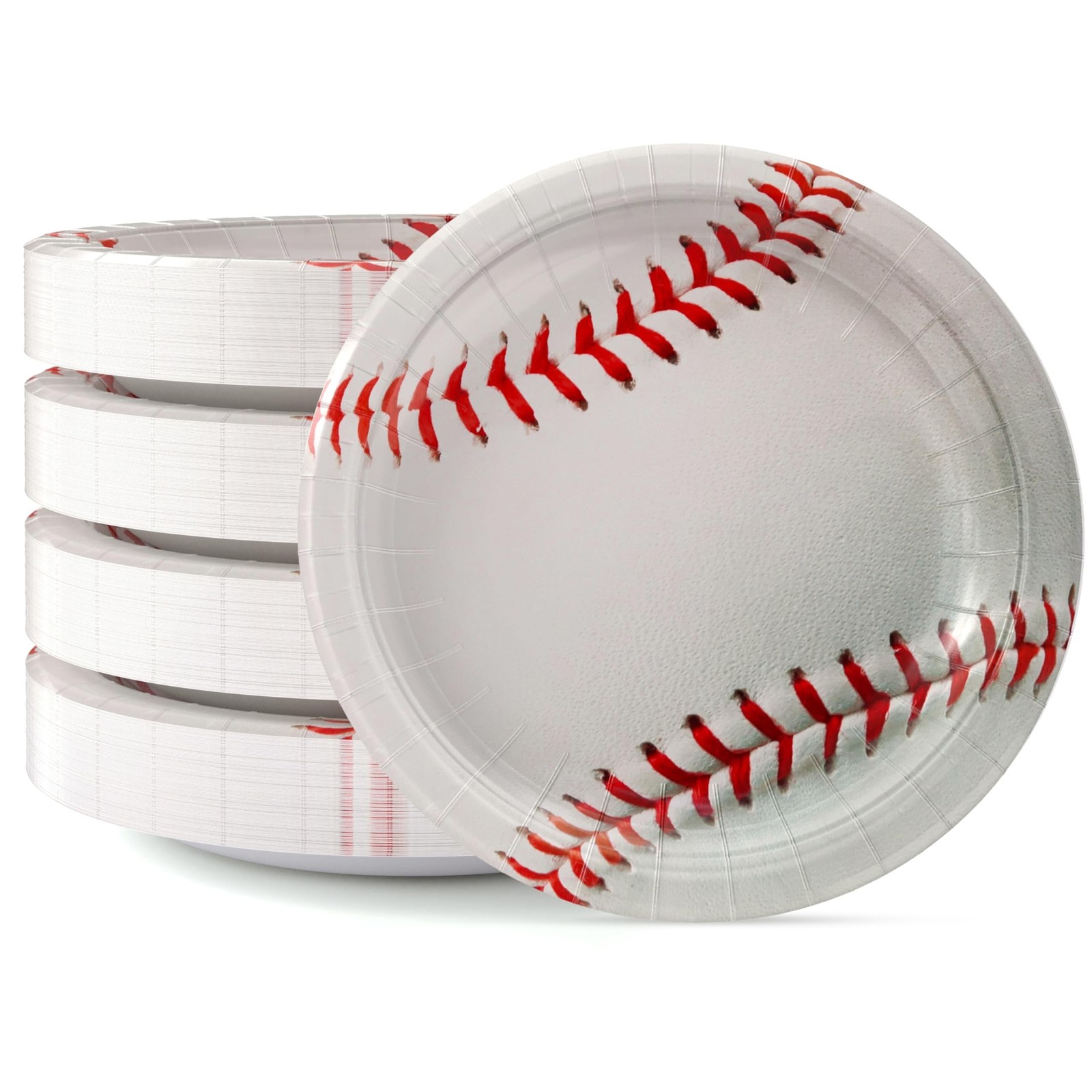 Party Solids Baseball Plates Paper Heavy Duty 10 Inch Baseball Paper Plates D... gallery