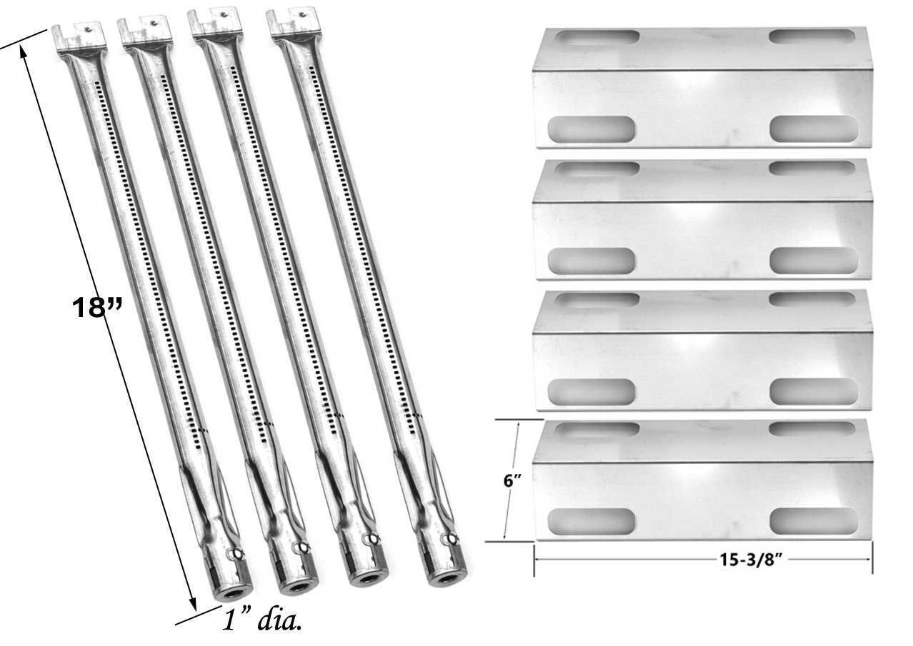 Ducane 4100, Ducane Affinity 4200,4400 Repair Kit: Heat Plates & Includes Burner gallery