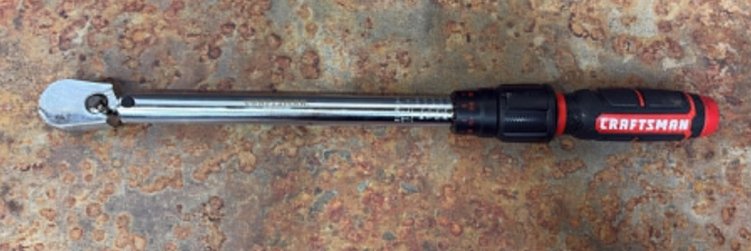 Craftsman CMMT99433 3/8 in Click Torque Wrench Ratcheting Reversible Steel D19 gallery