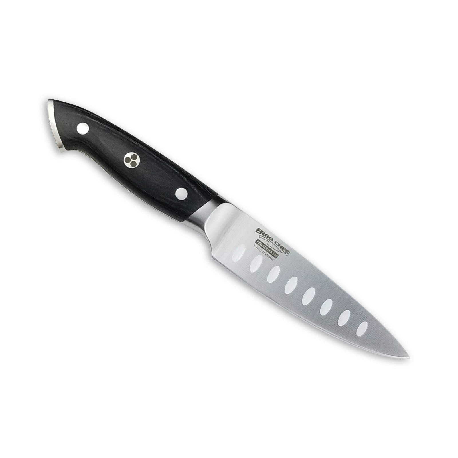 Ergo Chef 2.0 Pro Series 4" Paring Knife Pakkawood Handle Forged 7Cr17Mov Steel gallery