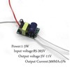 AC-DC Transformator power supply 1-3W 4-7W 8-12W 12-18W 36W 300mA led driver gallery