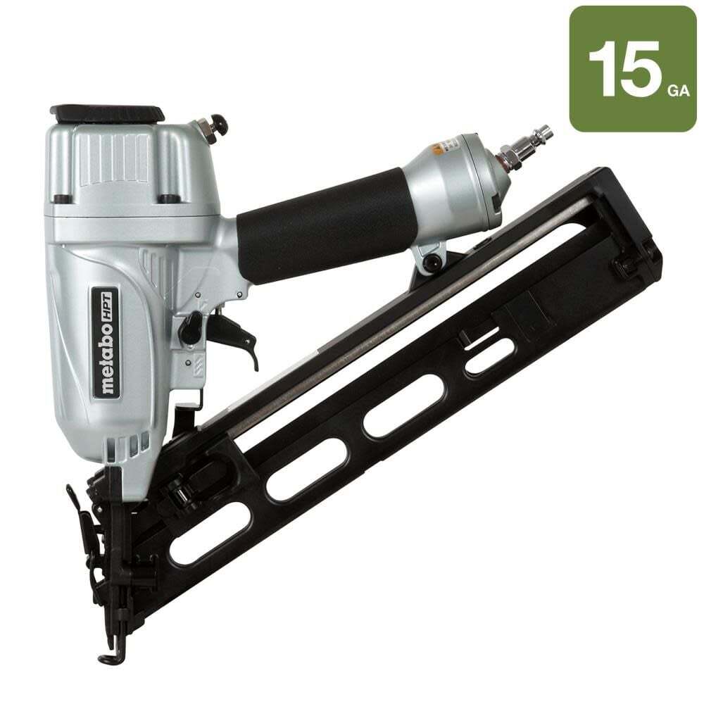 Metabo Hpt 2-1/2 In. 15-Gauge Angled Finish Nailer With Air Duster gallery