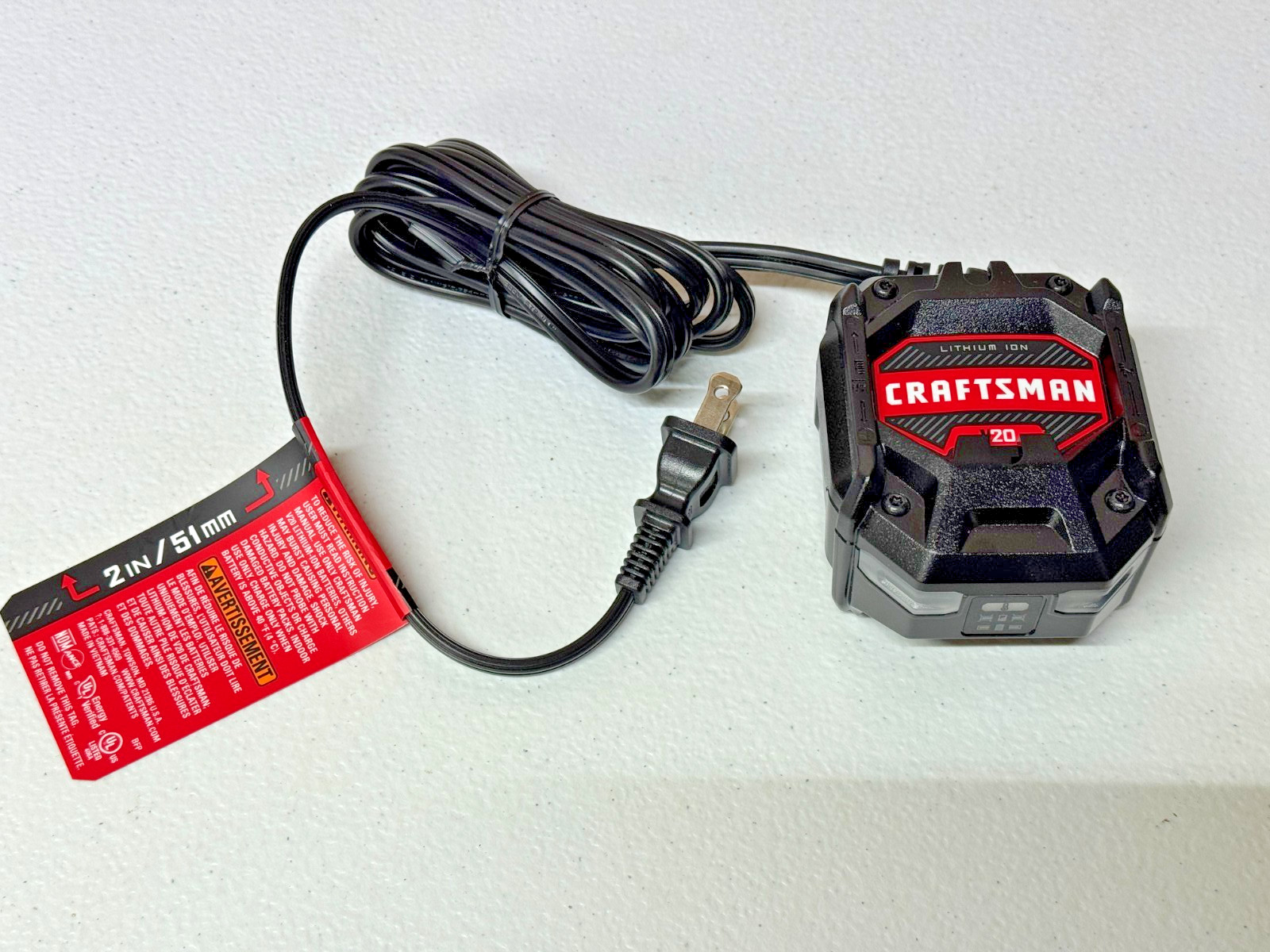 Genuine Craftsman CMCB101 20V Max Lithium-Ion Charger NEW gallery