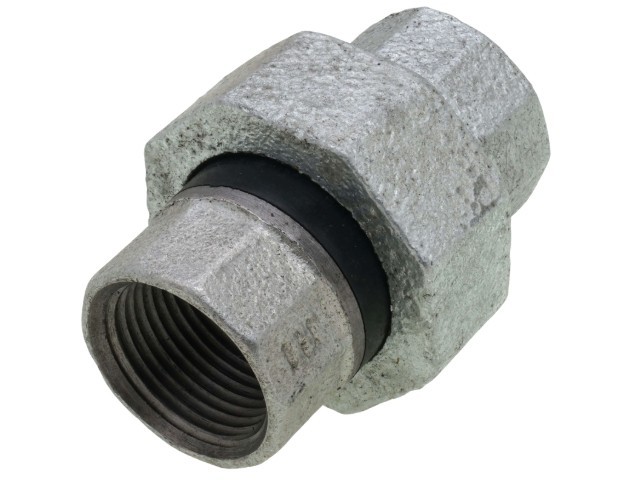 Various Sizes of Galvanized Mall Iron Insulating Gas Meter Union Pipe NPT Thread gallery