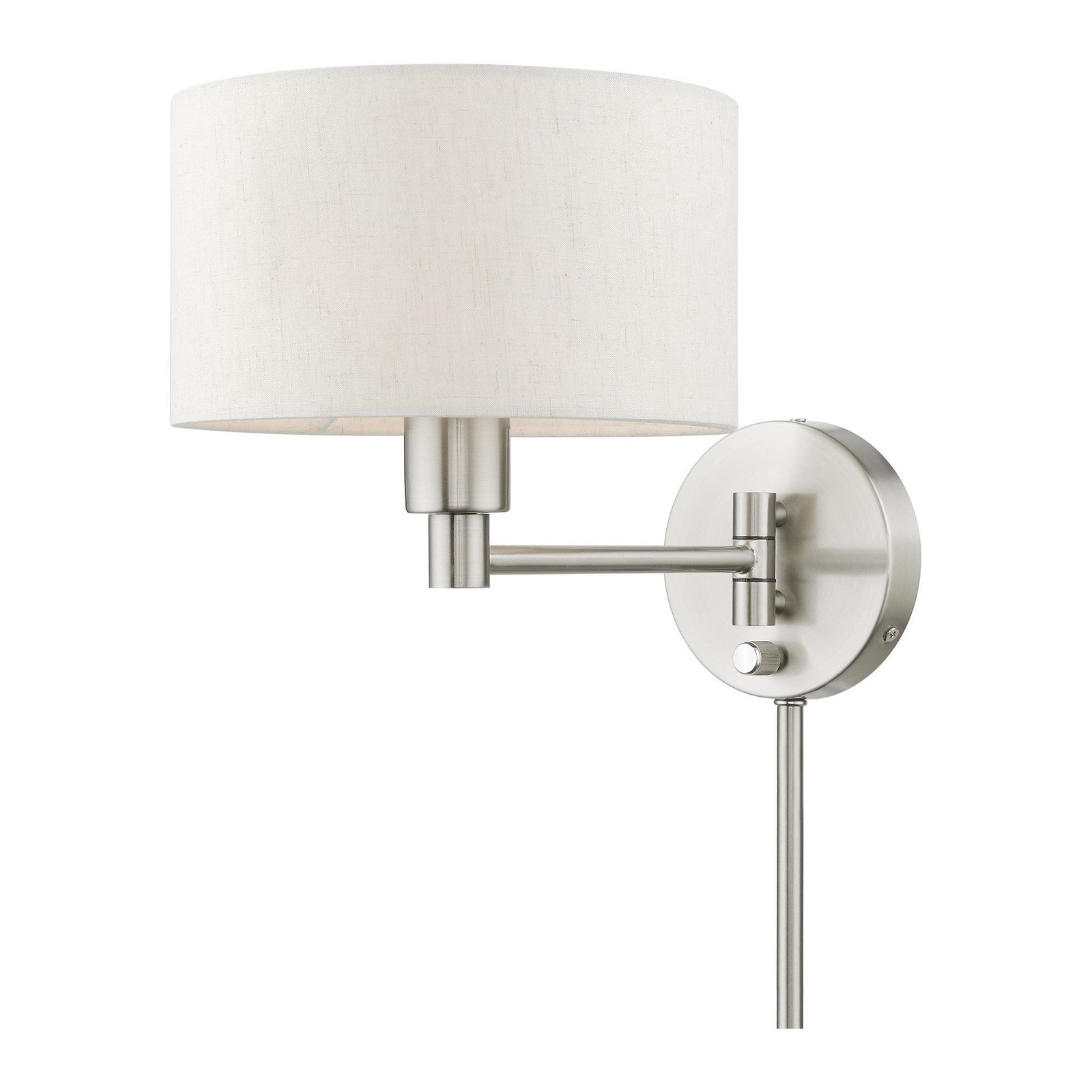 Used Livex Lighting 40940-91 1 Light Swing Arm Wall Sconce In RefinedModern gallery