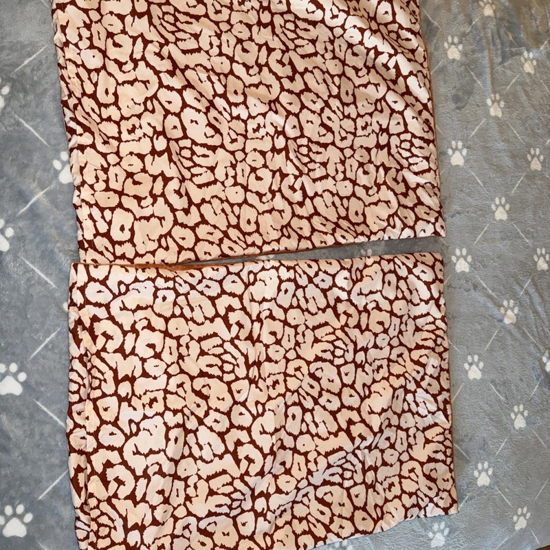 Opal House Target Orange Rust Print Velvet Standard Pillow shams - 2 gallery