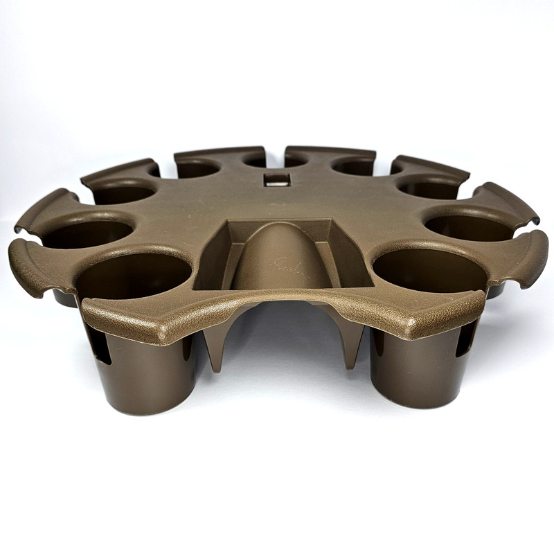 5pc - Round NO-SPILL NON-SLIP Drink Serving Trays Restaurant/Catering/Events gallery