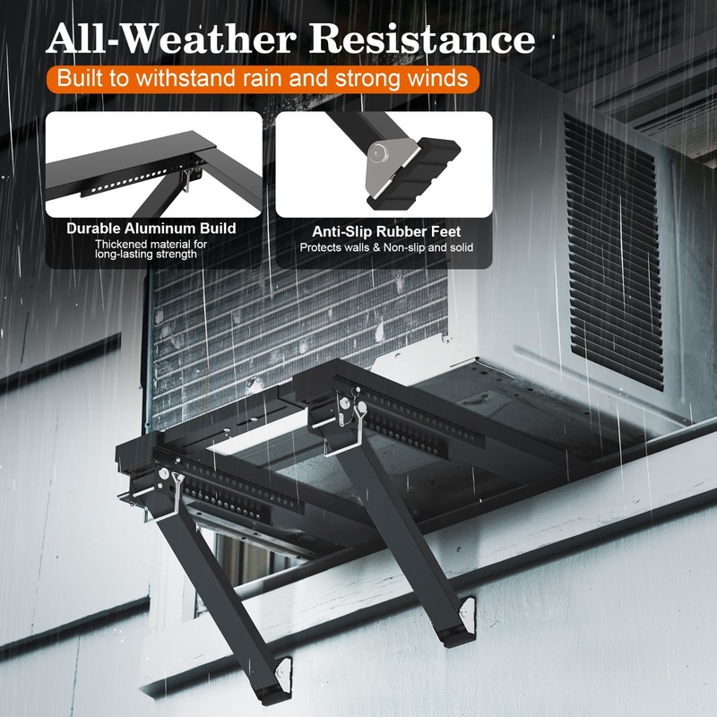 Adjustable Window AC Bracket, Quick Installation in 3minutes Without Drilling gallery