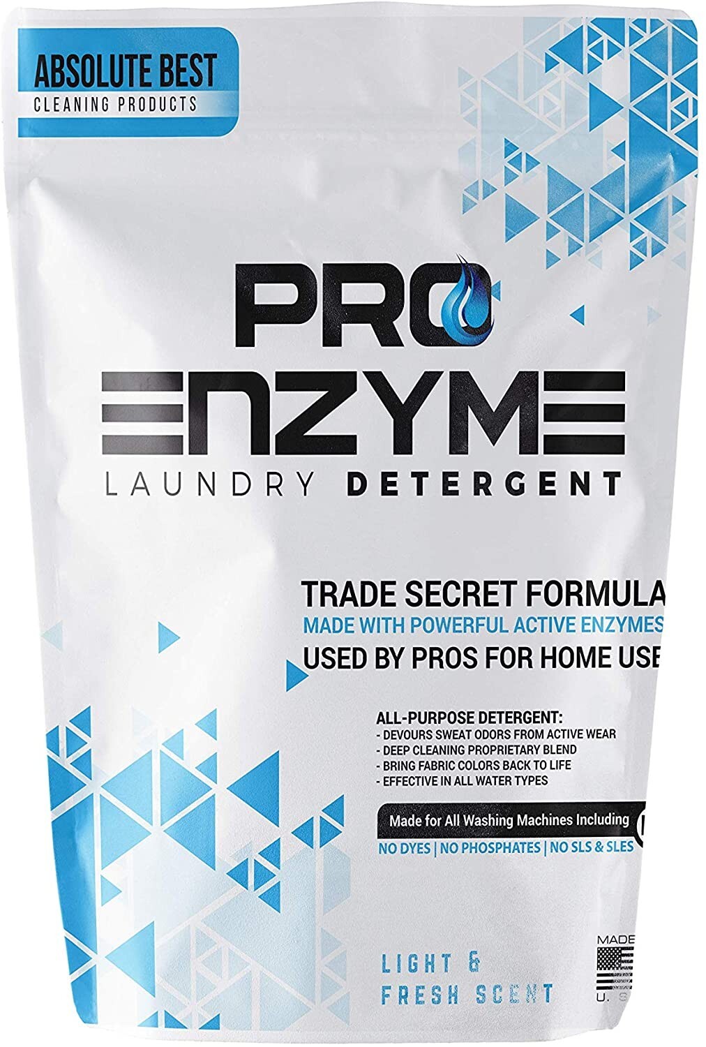 Pro-Enzyme Laundry Detergent Powder Proprietary Active Enzyme Destroy Odor 96 Ld gallery
