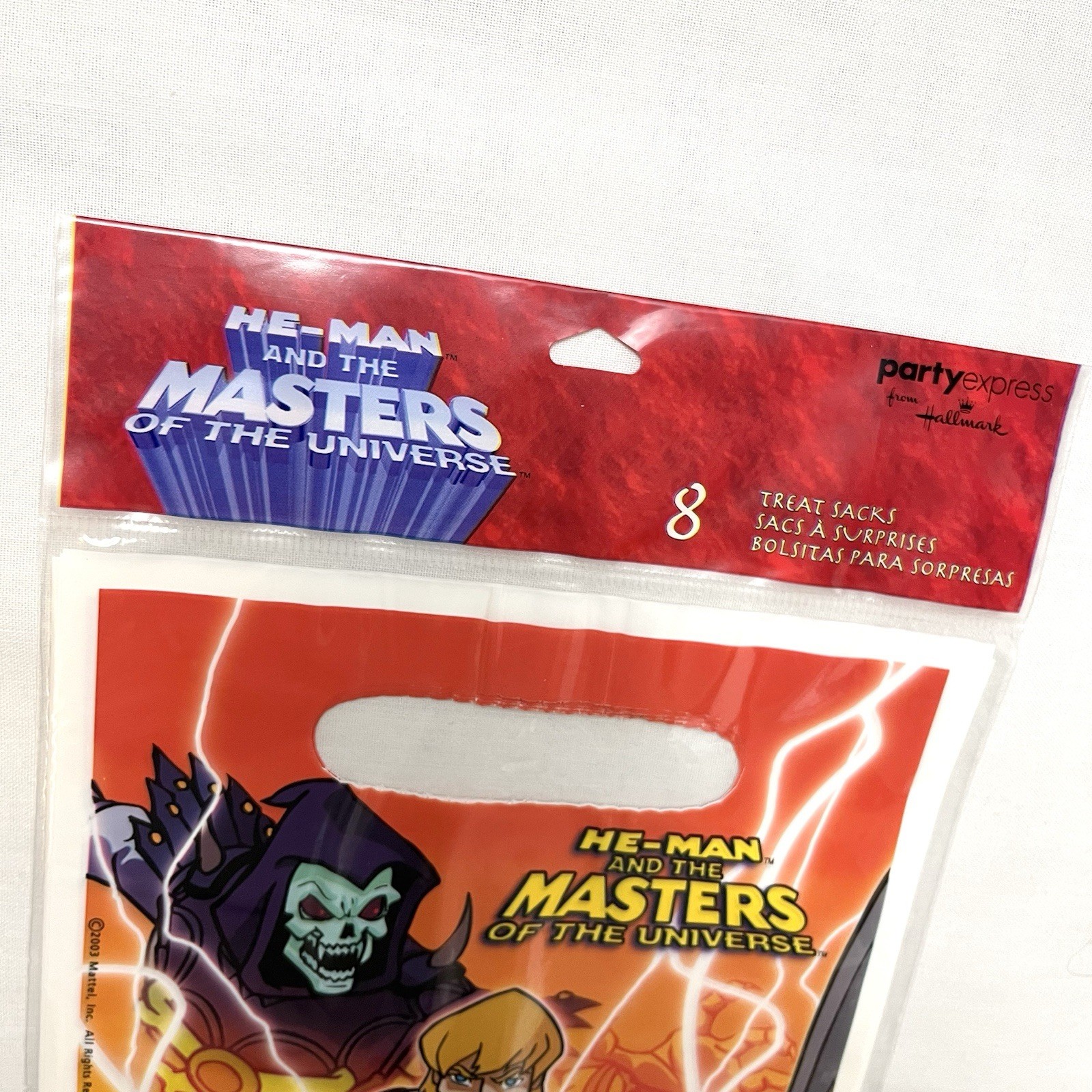 2003 Hallmark Party Express He-Man Masters of the Universe Treat Bags Loot Sacks gallery